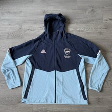 Arsenal Player Issue Pink/blue Adidas Travel Hoodie XL