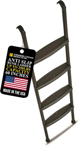 Black bunk bed - bunk, ladder