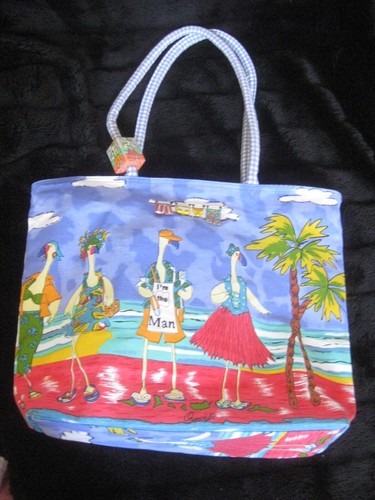 Vintage ann ousby beach bag - ousby,