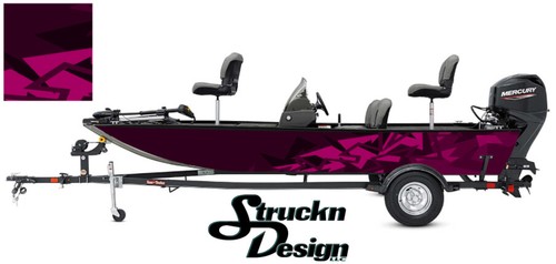 Graphic boat wrap - boat, bass