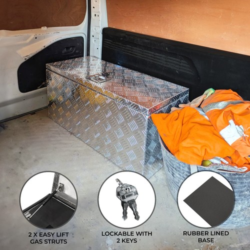 Lockable tool box aluminium - tool,
