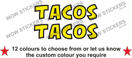 Tacos stickers street - tacos,