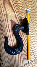 Cast Iron Hook. Traditional