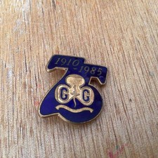 Girlguiding Vintage Badges - 75 Anniversary Metal Badge