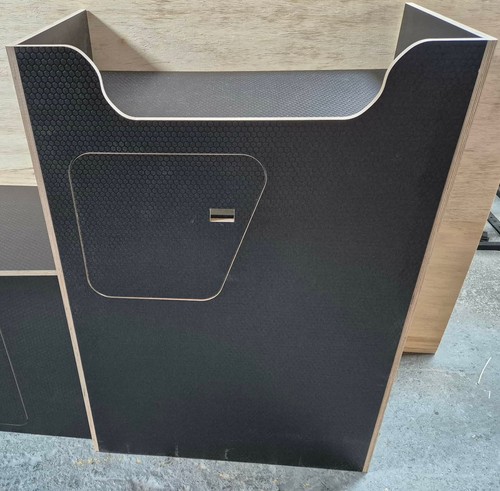 Campervan interior wardrobe - campervan,