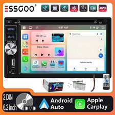 Double 2 DIN Car Stereo DVD CD