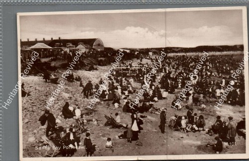 Vintage sandy bay porthcawl - bay,