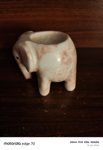 Small elephant shaped - small, marble