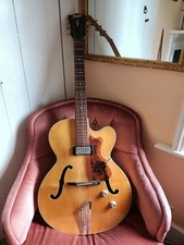 1965 Hofner Senator, thinline blond. Outstanding condition.