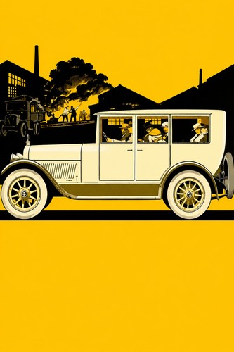 Classic automobile poster - classic,