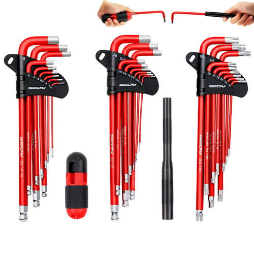 30pc hex torx - l-hex, ball
