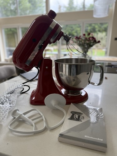 New red kitchenaid artisan - red,