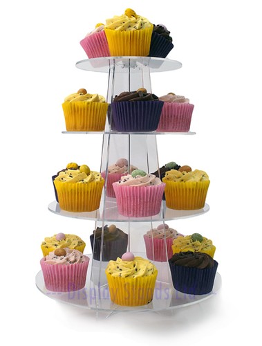 Tier round cupcake stand - 4,