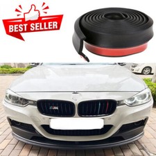 2.5M Car Lip Skirt Protector Rubber Splitter Bumper Spoiler Side Universal Strip
