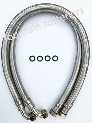 Water softener hoses - softener, (pair)