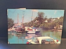 Postcard  Boat Moorings at