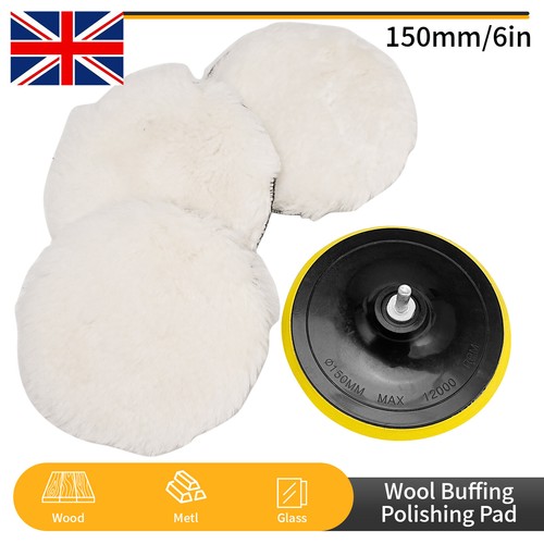 5pcs buffing polishing pads - 6",