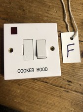 VOLEX SWITCHED FUSED SPUR C/W NEON MARKED “COOKER HOOD” New Old Stock