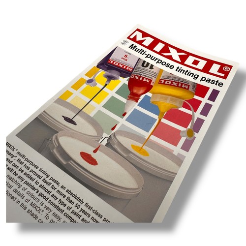 Mixol stainer colour chart - colour,