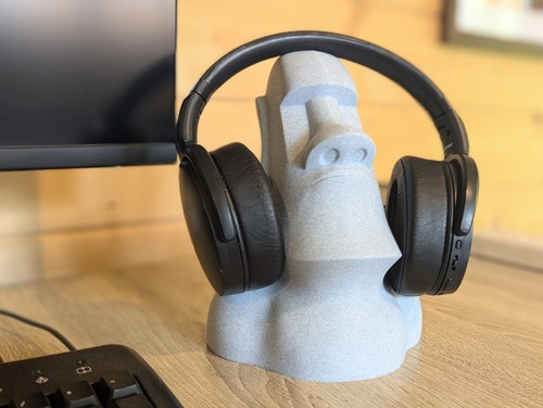 Moai headphone stand - moai,