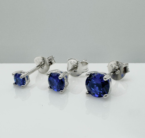 925 real sterling silver blue - 925,