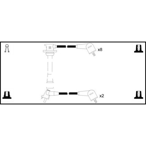 Leads ignition cables kit - ht,