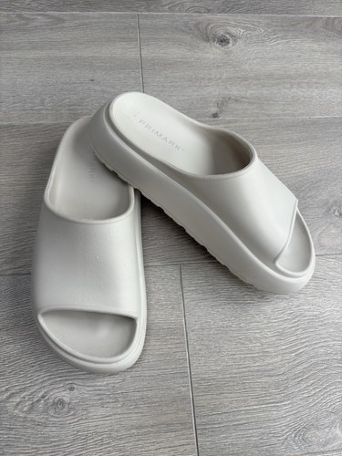 Primark ivory wedge sliders - ivory,