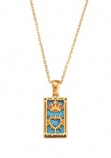 Tarot Card Pendant Necklace -
