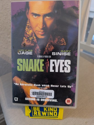 Snake eyes vhs blockbuster - snake,
