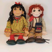 Rosie & Jim Rag Dolls Vintage