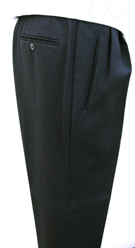 Black masonic trouser - black,