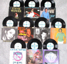 10 x Tamla Motown  7" Vinyl record Collection In Original Picture Sleeves  EX/NM