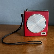 Vintage Red RGD Flirt Pocket Radio 1970s Excellent Working Order