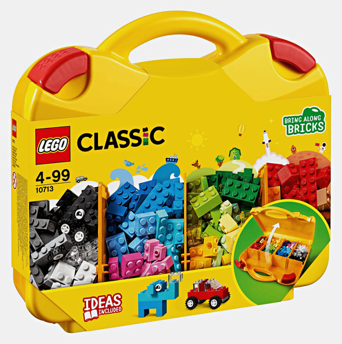 Lego classic creative suitcase - classic,