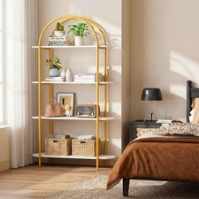 Arched bookshelf tier modern - bookshelf,