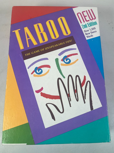 Taboo family board game 2nd - game,