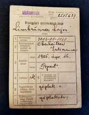 rare WW2 Hungarian Civilian