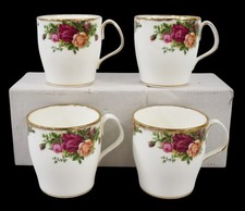 4x Royal Albert Old Country