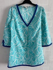 BODEN blue pattern cotton