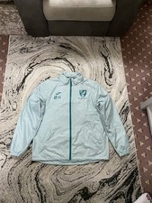 Norwich City Match Worn Staff Ben Knapper Football Rain Jacket Coat Joma Large