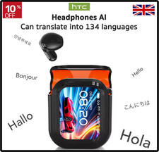 Translator HTC NE20 New Bluetooth 6.0 Wireless Headphones Translation Earphones