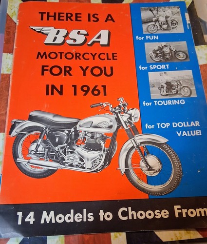 Bsa 1961 usa brochure the - usa,