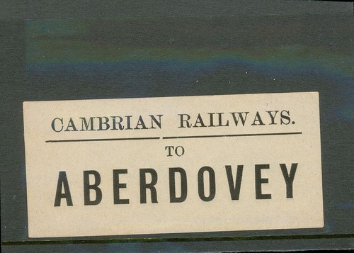 Cambrian railways luggage - cambrian,