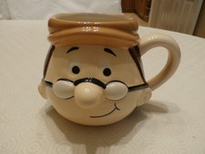 Official TETLEY TEA FOLK 3D GAFFER Ceramic Novelty Mug Cup - 1996