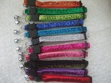 Cat Collar quick release glitter breakaway buckle snap safety snap open kitten 