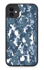 Digital Blue Camouflage Rubber