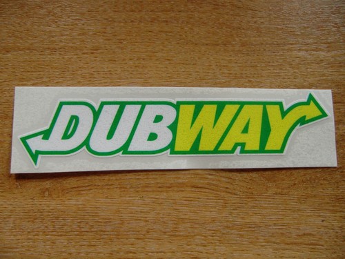 Dubway 195mm 45mm decal - dubway,