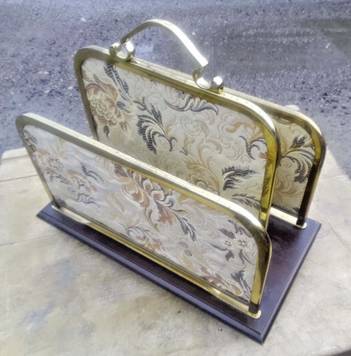 Vintage wood brass - , 2