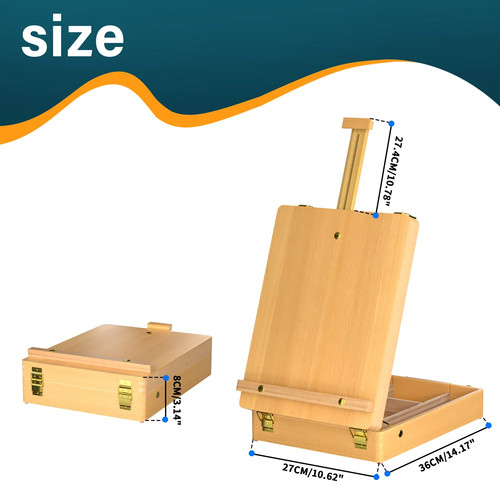 Wooden table easel - wooden,