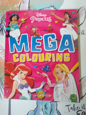 DISNEY PRINCESS MEGA COLOURING
